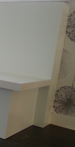 eetbank en radiatorombouw in één 3